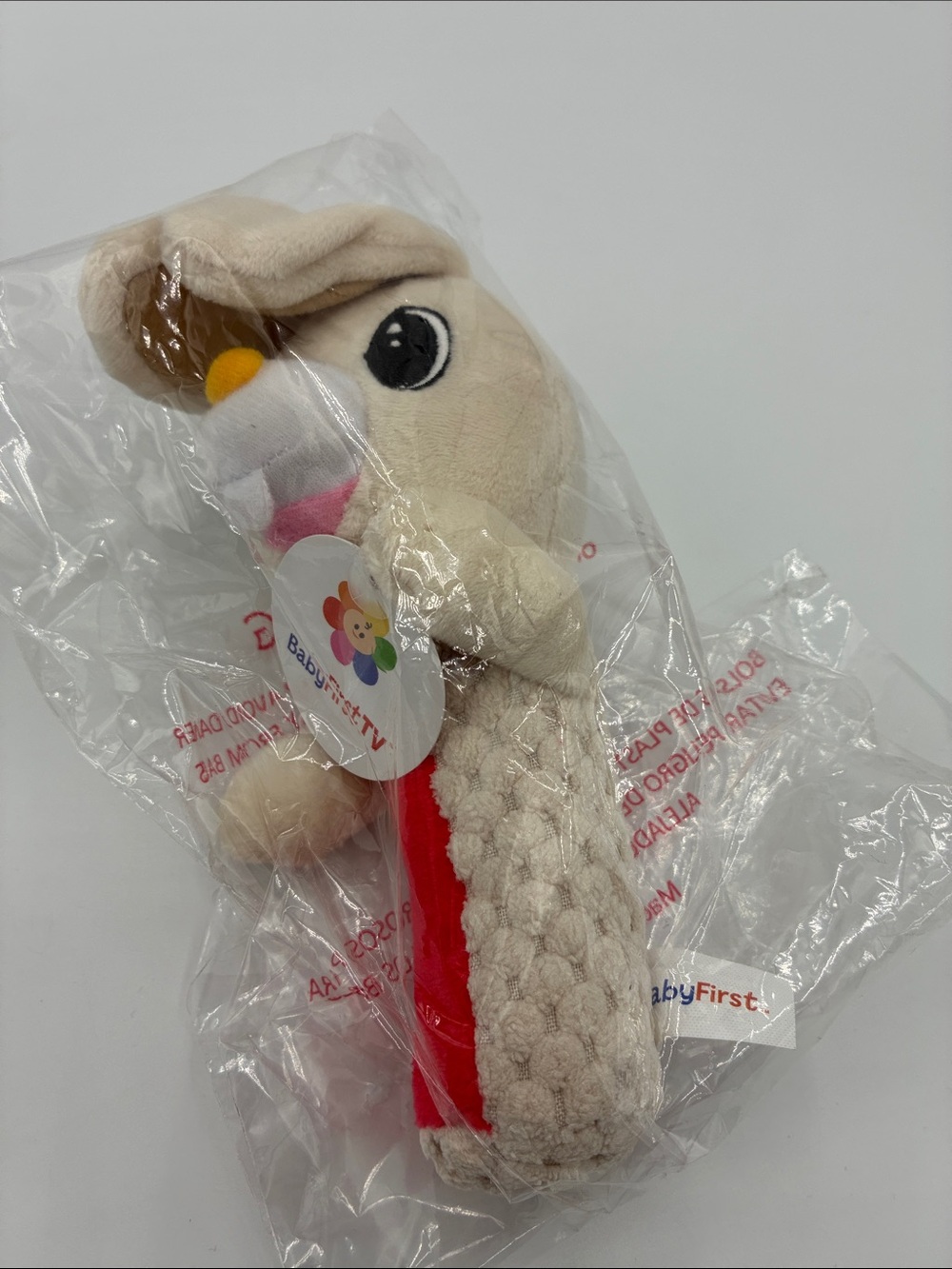 BabyFirstTV Harry the Bunny Plush Rattle